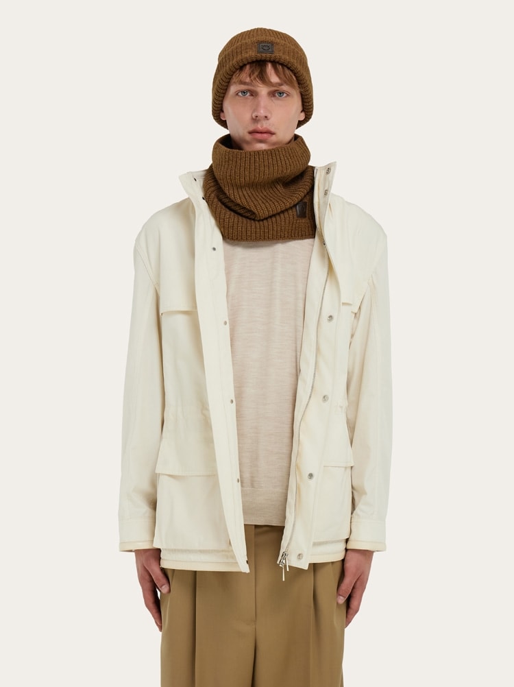 Cashmere blend collar Gallery image 3