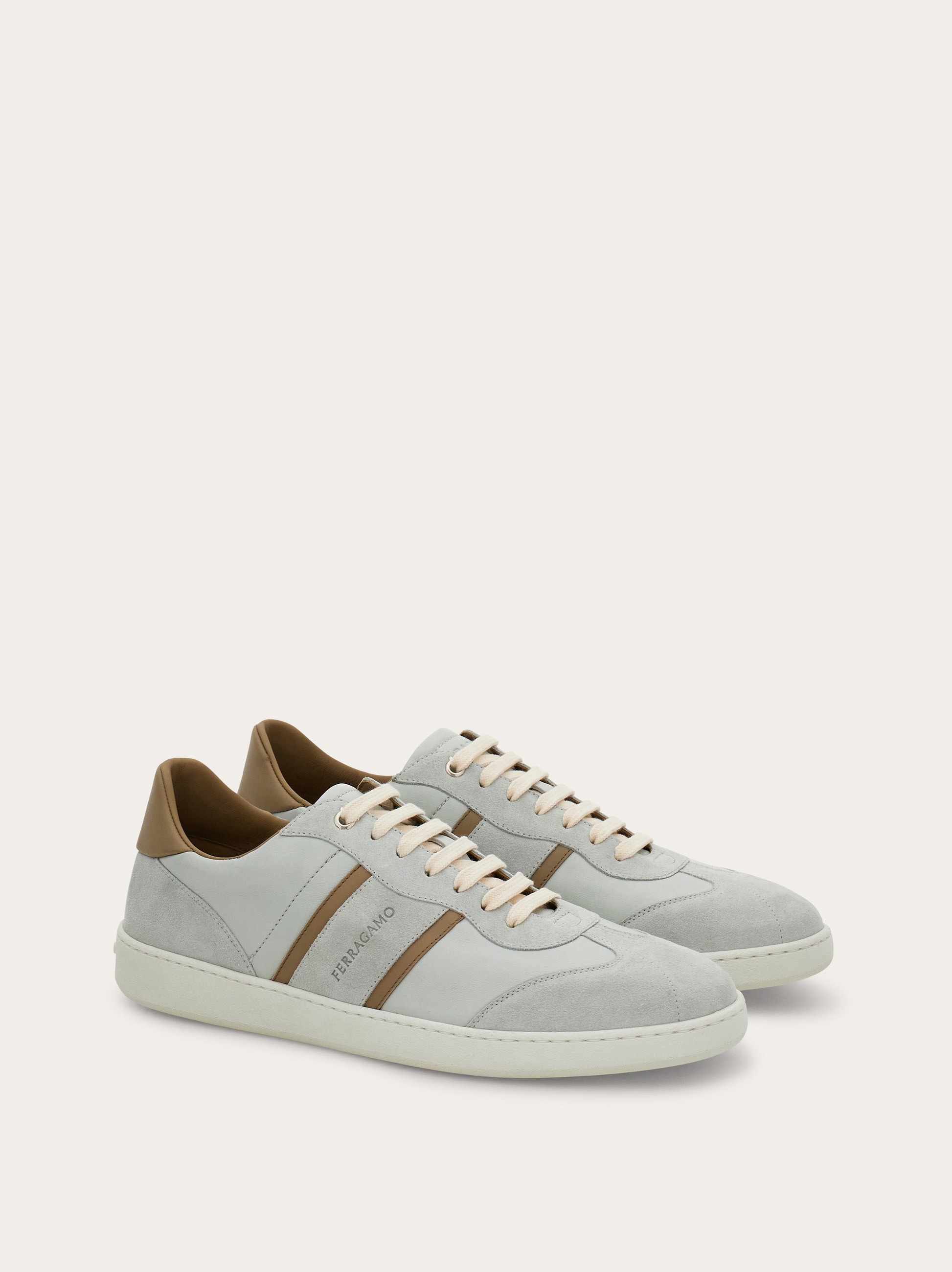 Low-top sneaker with signature detail - Men | Ferragamo