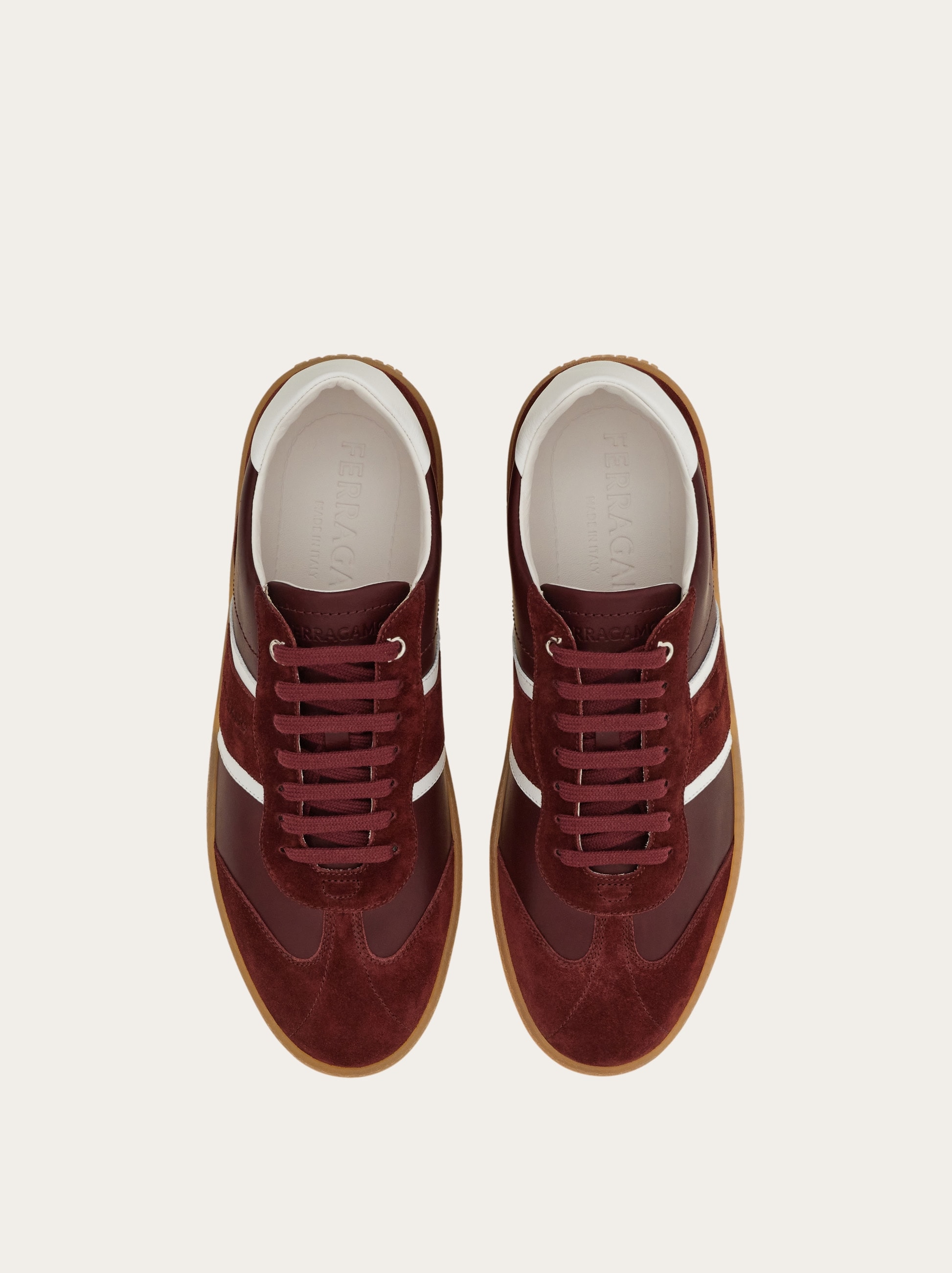 サルバトーレフェラガモ Low-top sneaker with Gancini detail - Men | Ferragamo