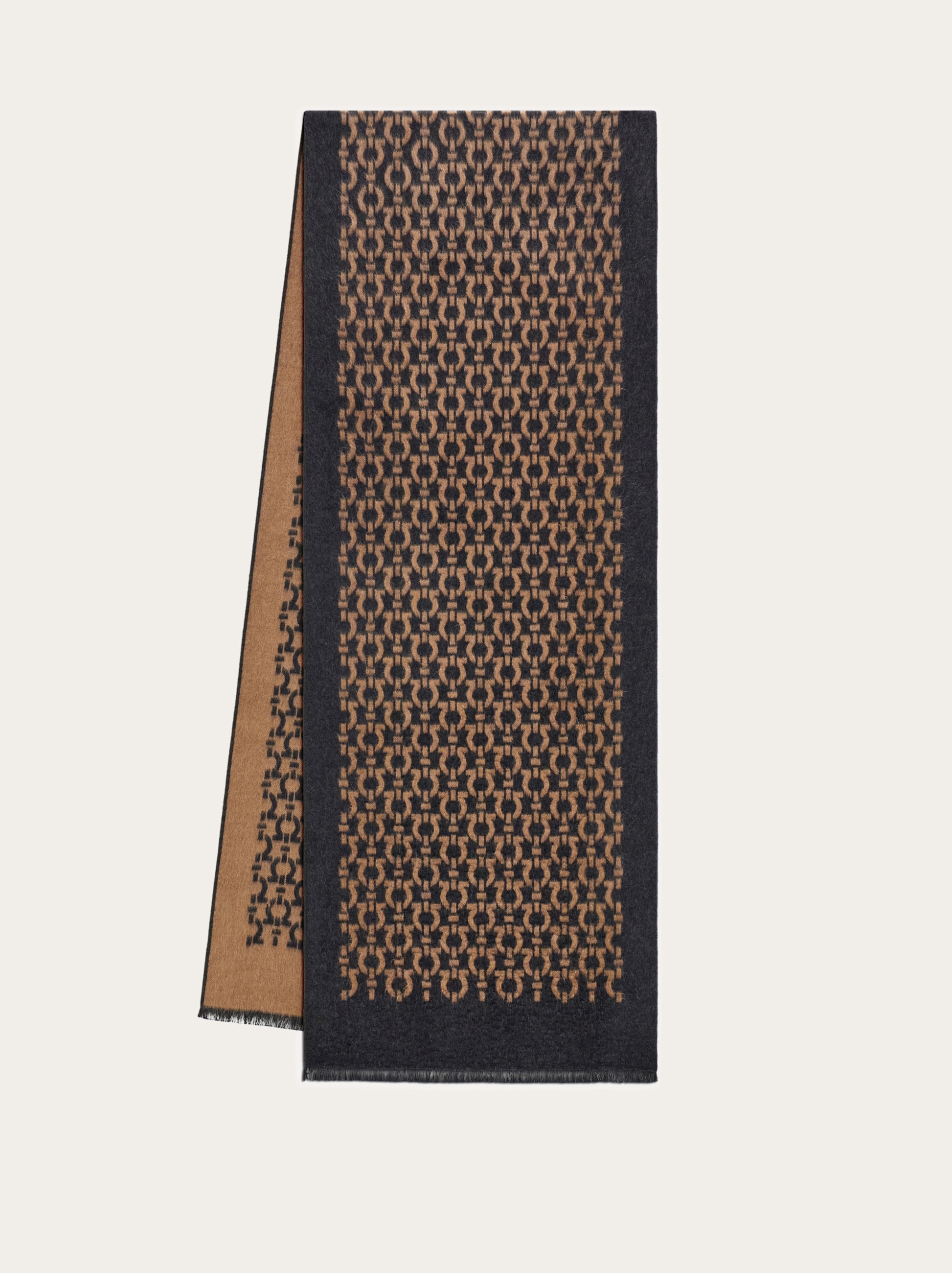Gancini silk scarf - Men | Ferragamo