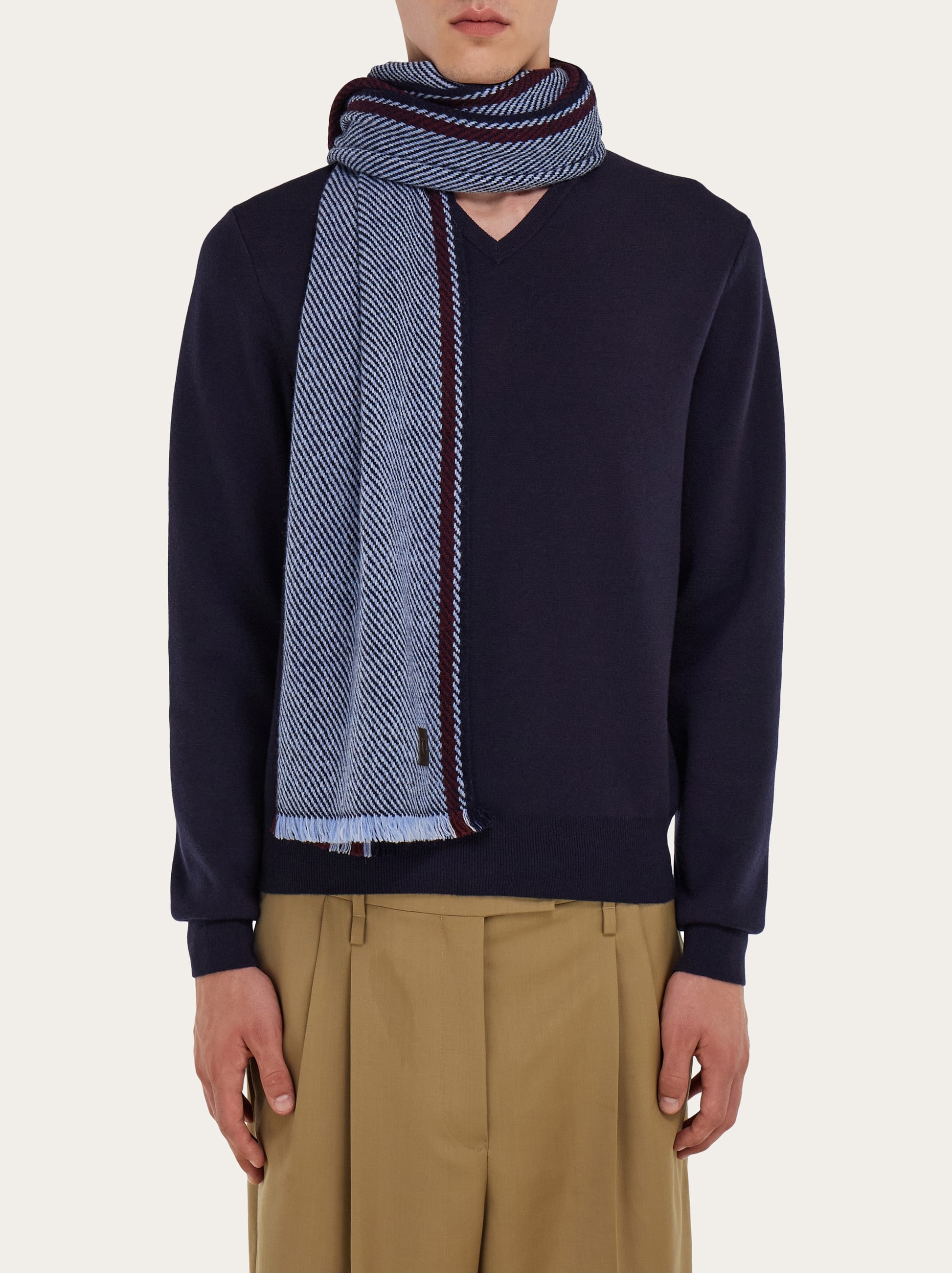 カシミア ストール - メンズ | Ferragamo