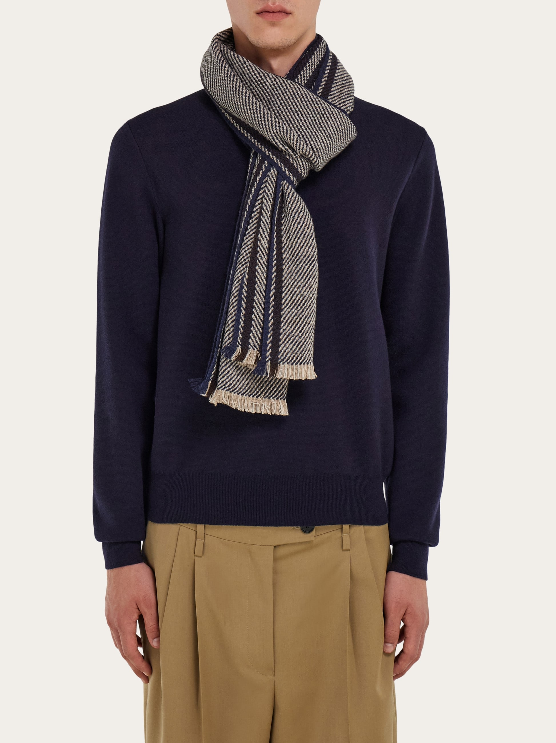 カシミア ストール - メンズ | Ferragamo