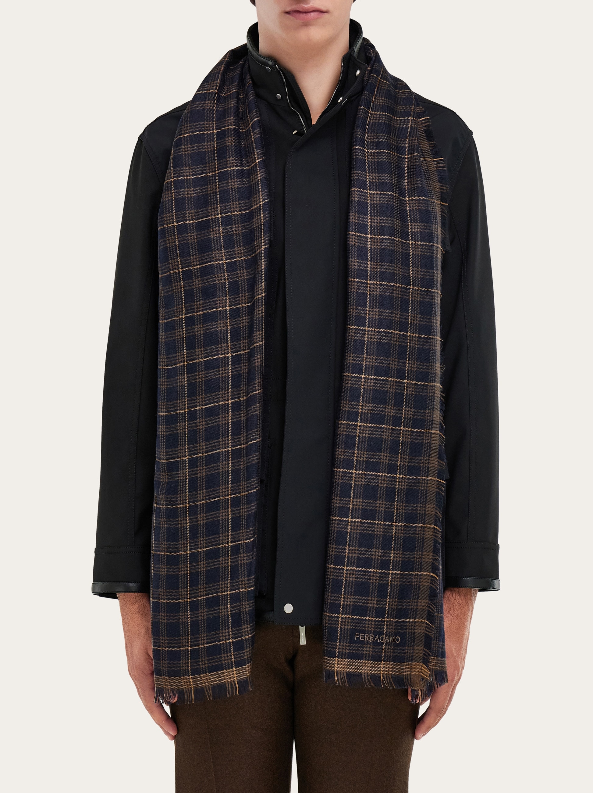 Cashmere and silk scarf - Men | Ferragamo