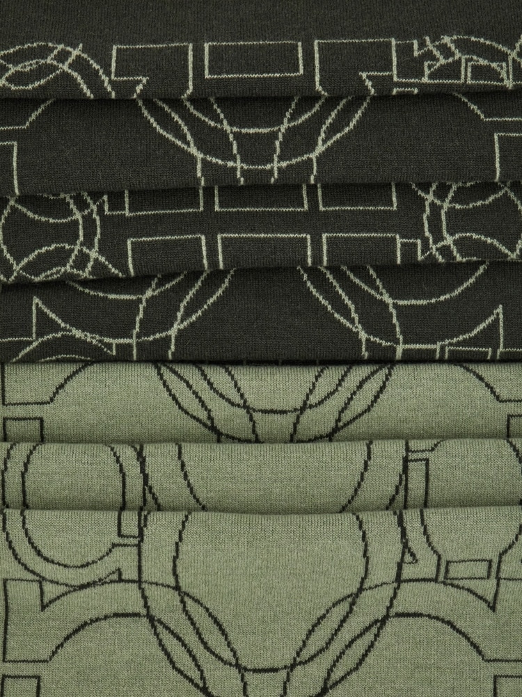 캐시미어 블렌드 간치니 스카프 Gallery image 2