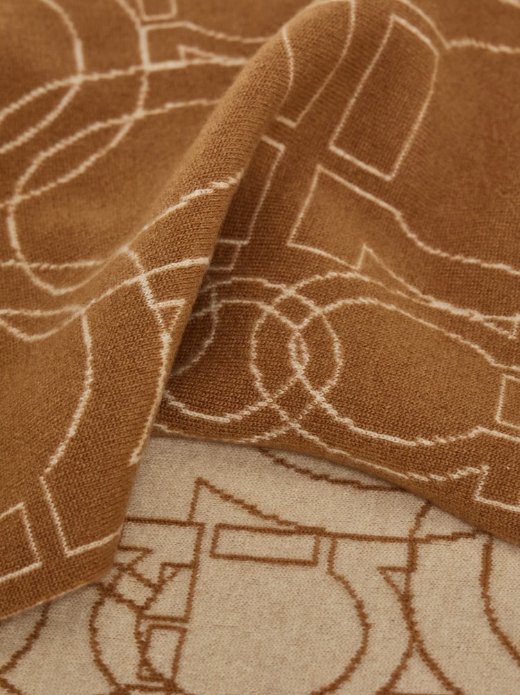 캐시미어 블렌드 간치니 스카프 Gallery image 2