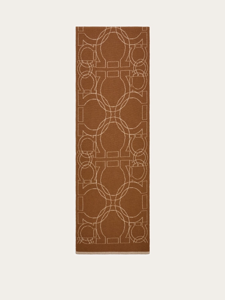 캐시미어 블렌드 간치니 스카프 Gallery image 4