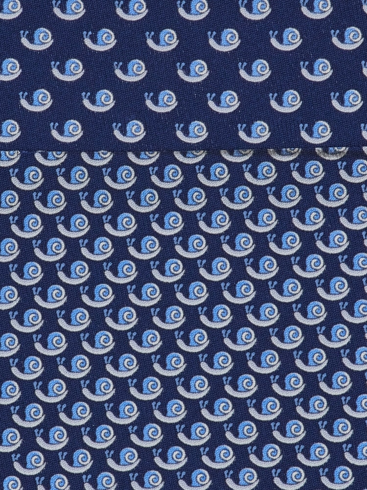 Snail print silk tie Gallery image 2