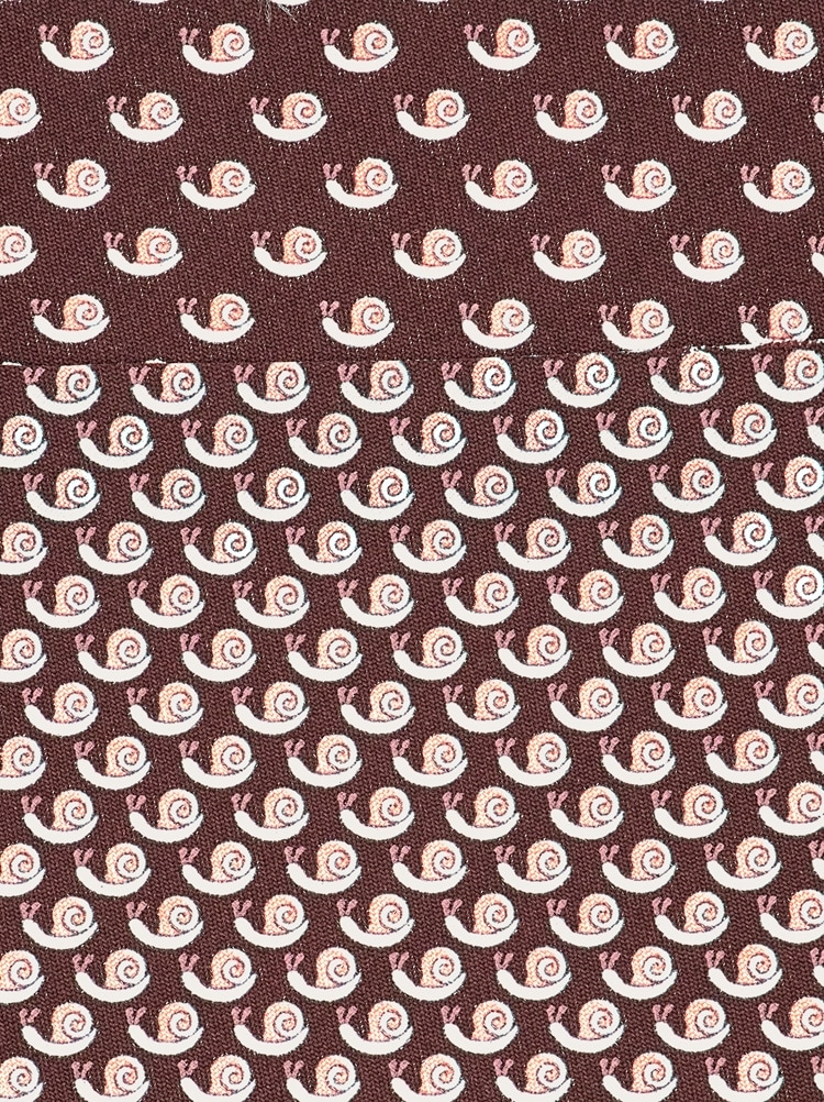 Snail print silk tie Gallery image 2