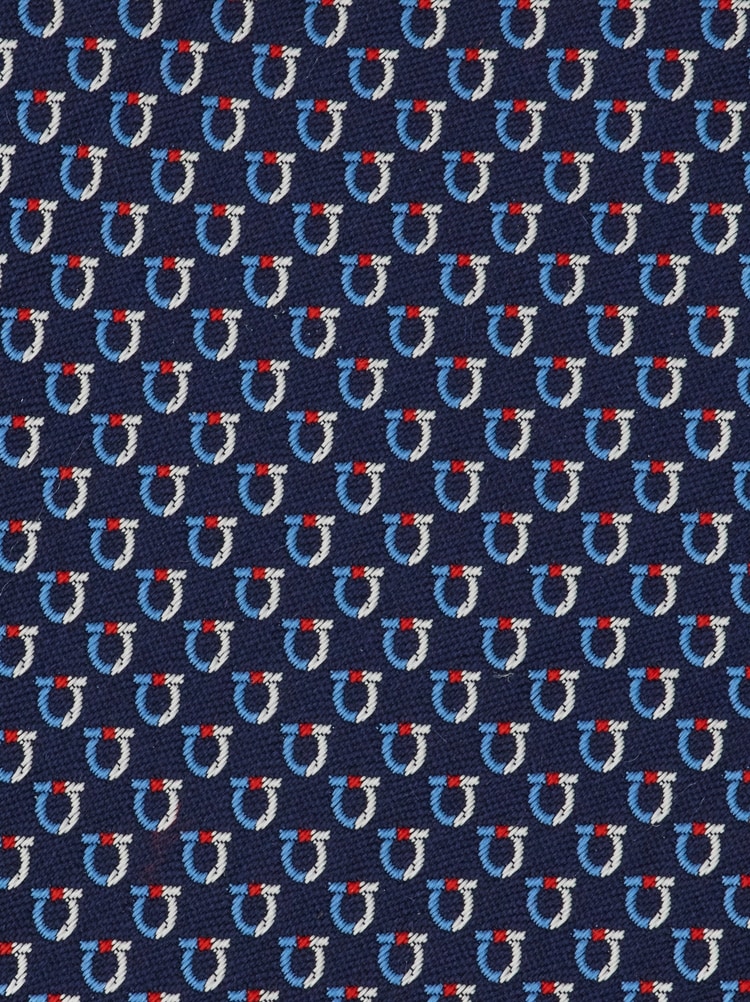 Cravatta jacquard Gancini bicolor Gallery image 2