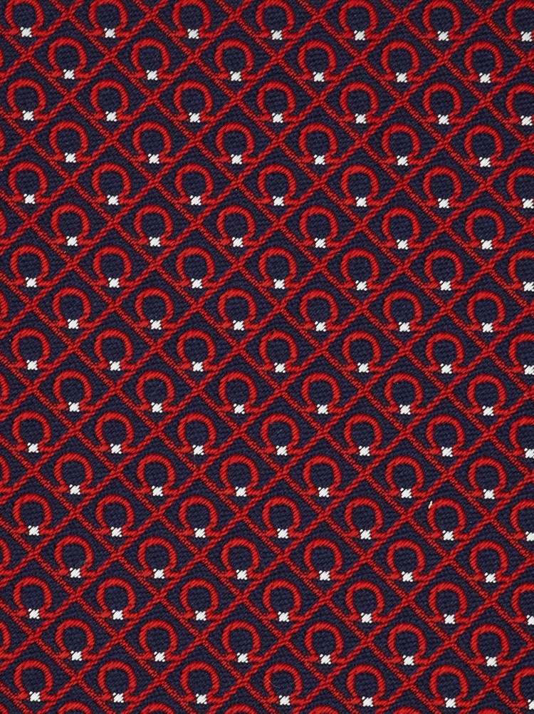 Gancini jacquard silk tie Gallery image 2
