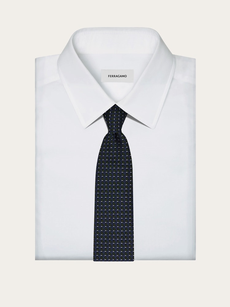 Pegasus jacquard tie Gallery image 4