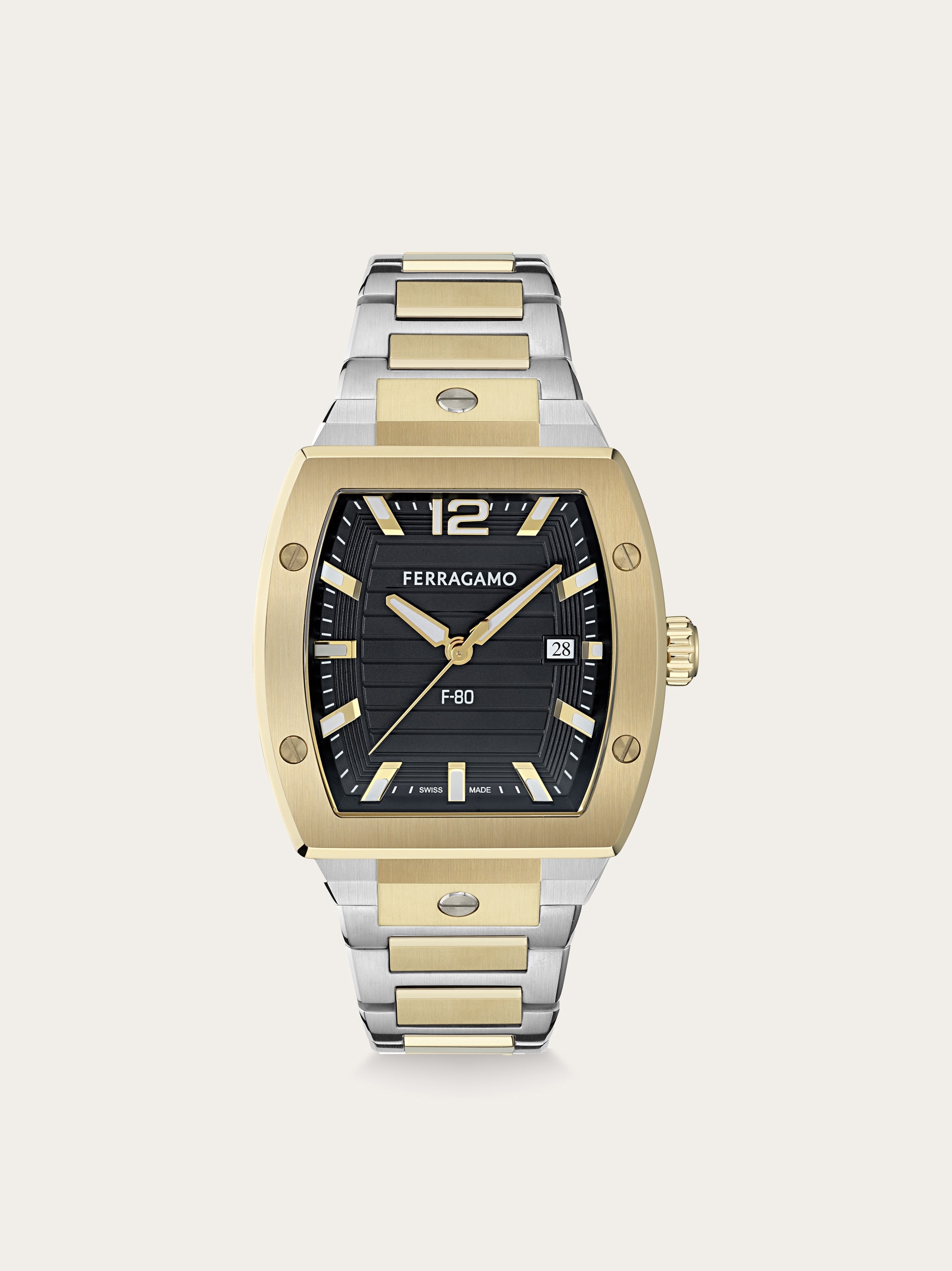 F80 Tonneau 3H Watch - Men | Ferragamo