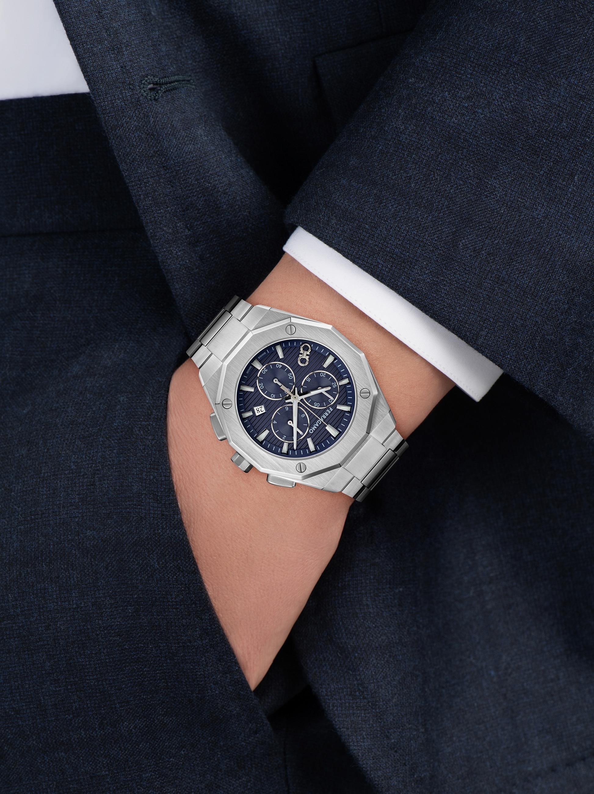 Ferragamo Edge Chrono Watch - Men | Ferragamo