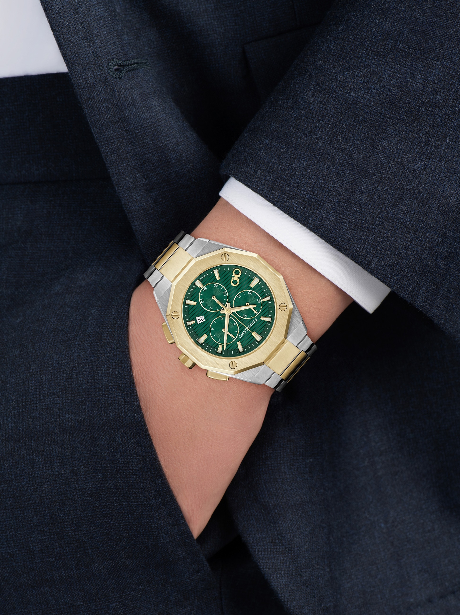 Ferragamo Edge Chrono Watch - Men | Ferragamo