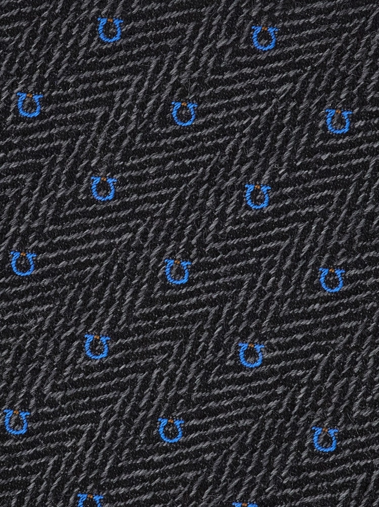 간치니 쉐브론 자카드 타이 Gallery image 2