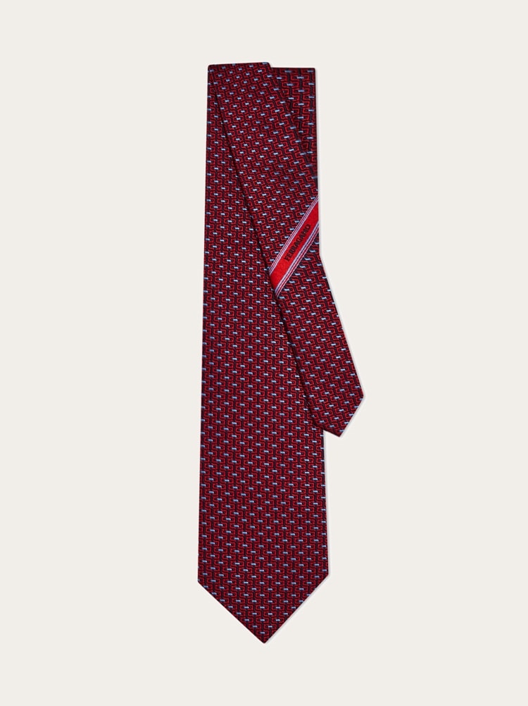 Cravatta jacquard Gancini Gallery image 3