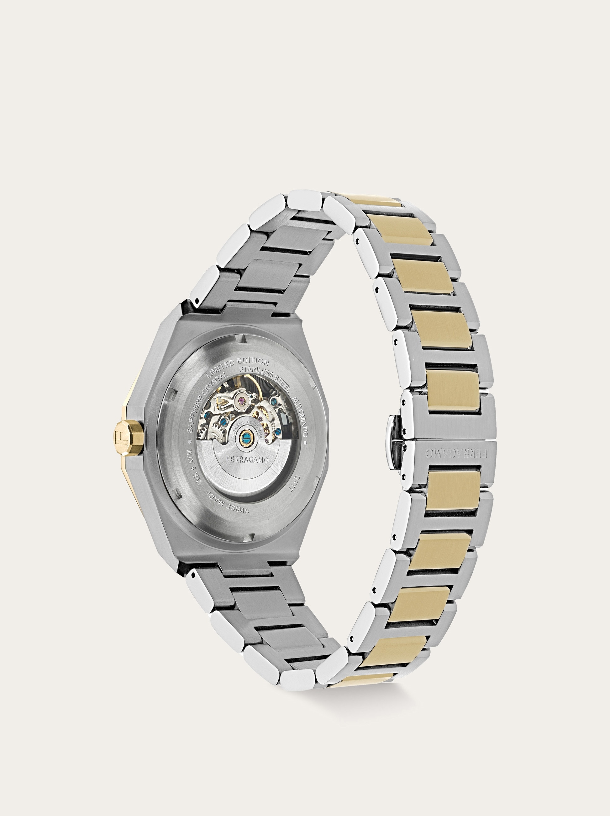 Ferragamo Edge Skeleton Watch - Men | Ferragamo