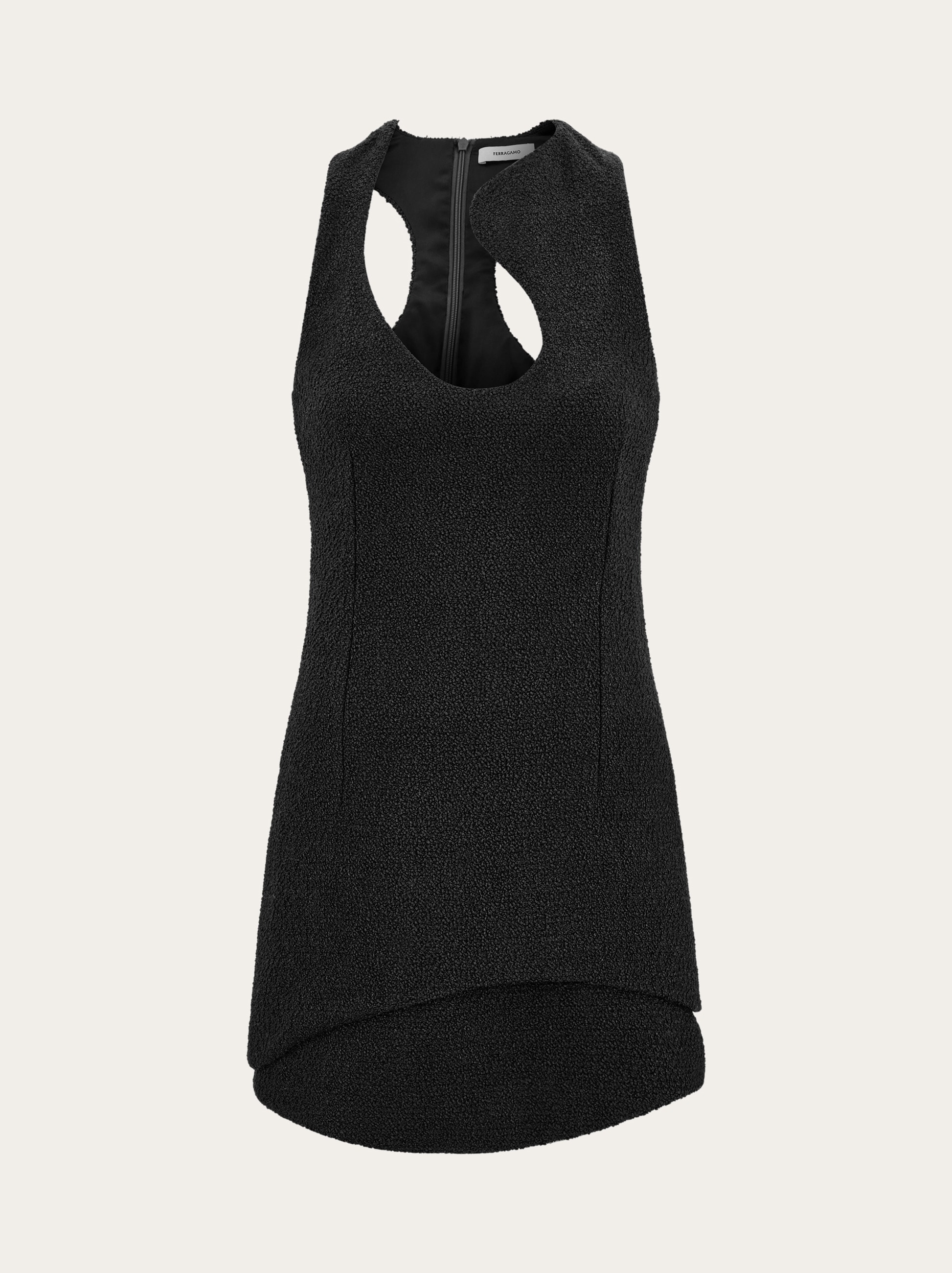 Ferragamo Women Boucl dress Black