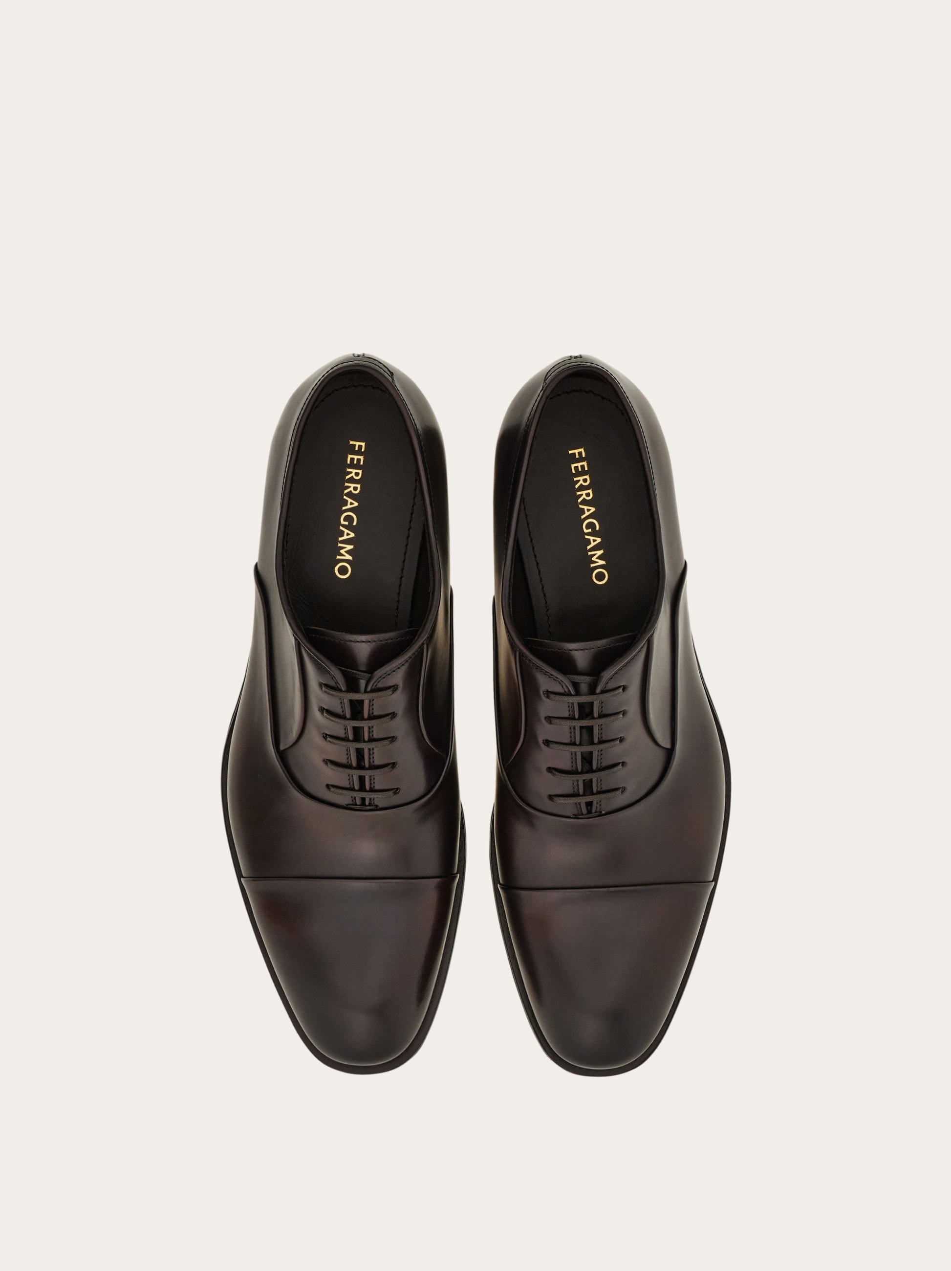 Oxford shoe with toe cap - Men | Ferragamo