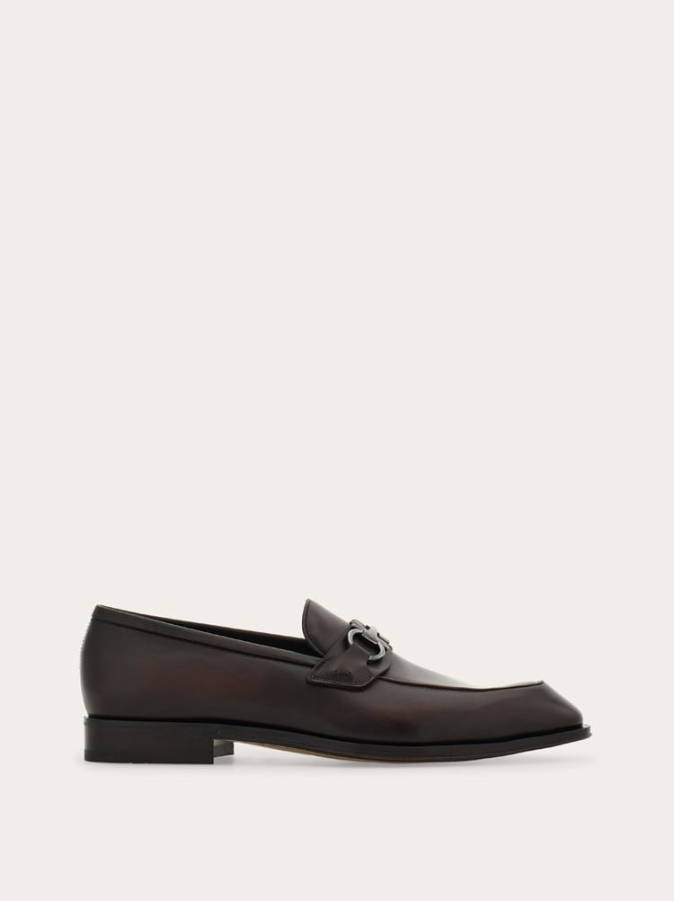 Loafer with Gancini buckle Gallery image 1