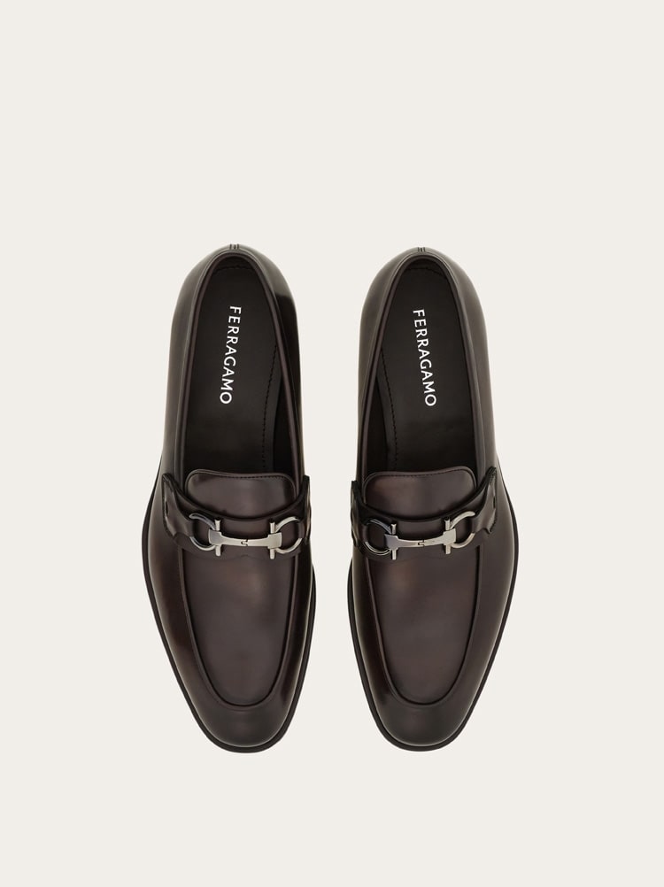 Loafer with Gancini buckle Gallery image 3