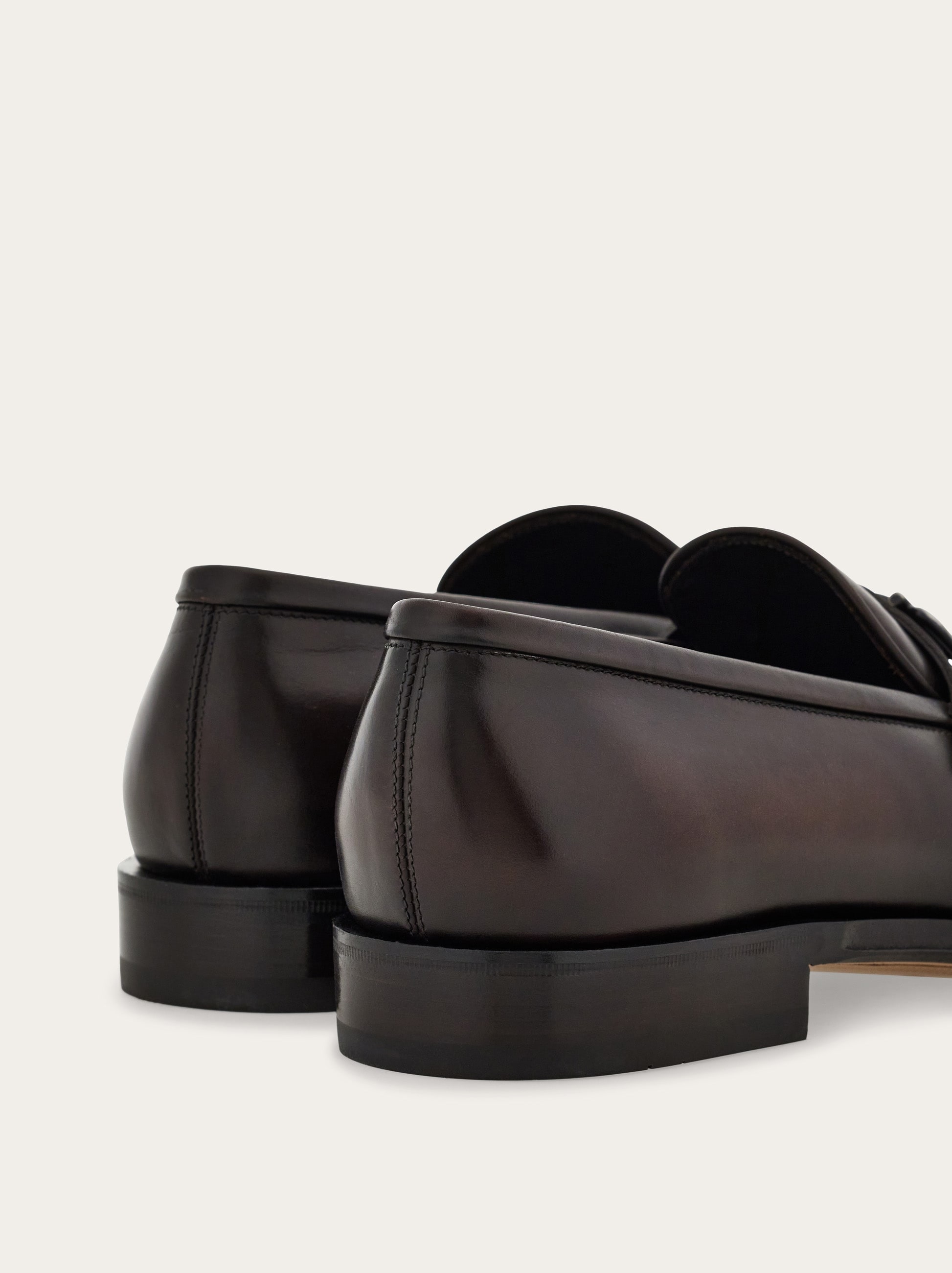 Loafer with Gancini buckle - Men | Ferragamo