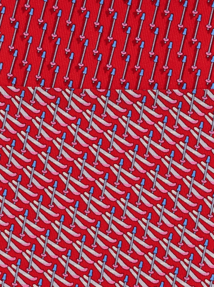 シルクプリントネクタイ Gallery image 2