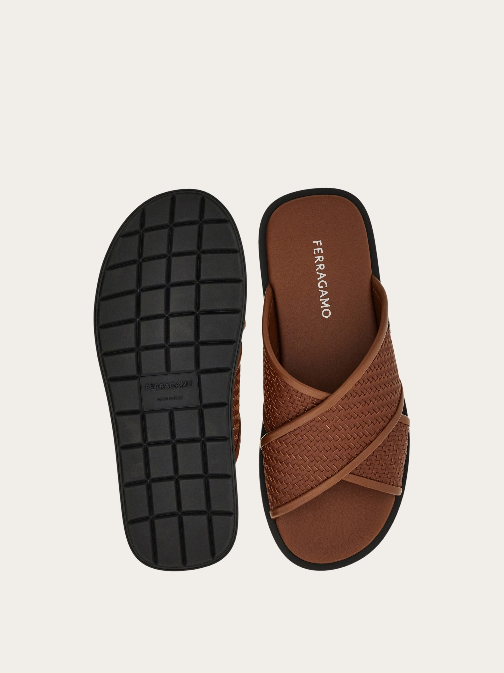 Gancini ornament sandal - Men | Ferragamo