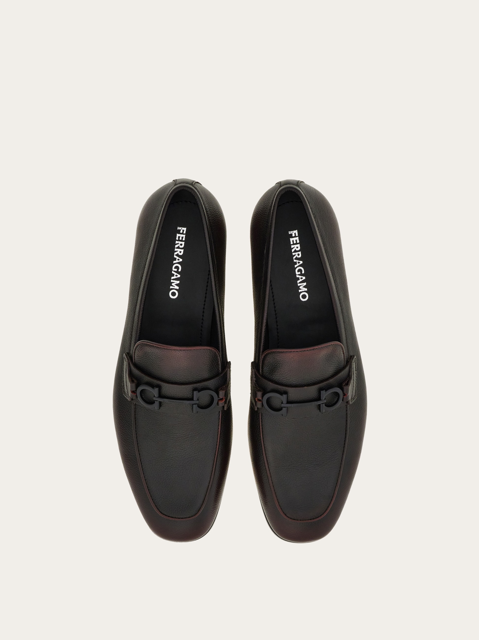 Loafer with Gancini detail - Men | Ferragamo