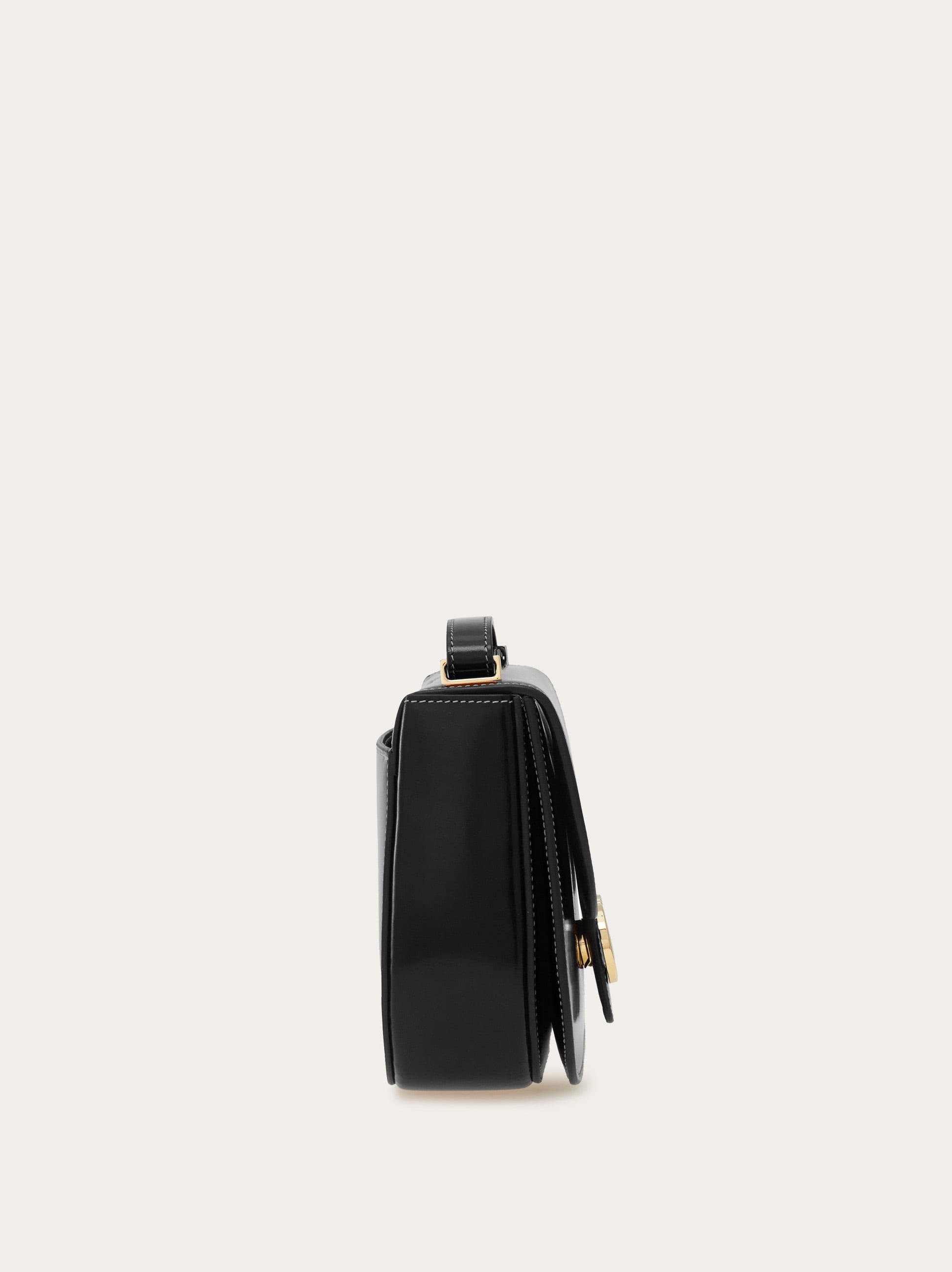未使用級★Salvatore Ferragamo★ガンチーニ ボディバッグ 黒金 FERRAGAMO/フェラガモ_Women通販 | ダブル・ガンチーニ クロスボディ