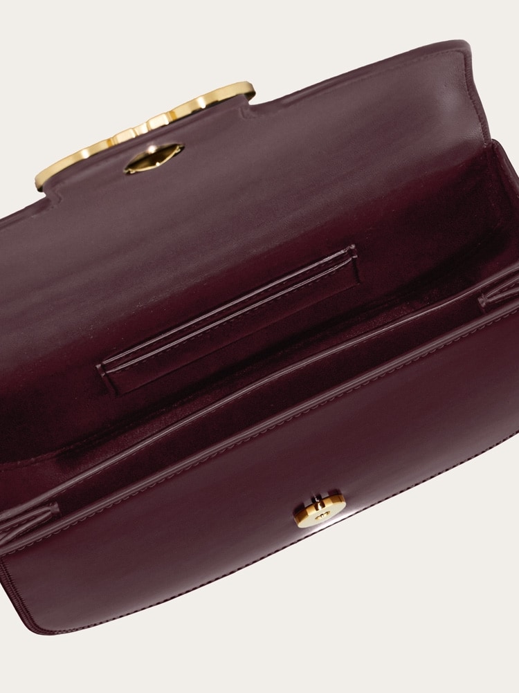 Double Gancini North-South crossbody bag Gallery image 4