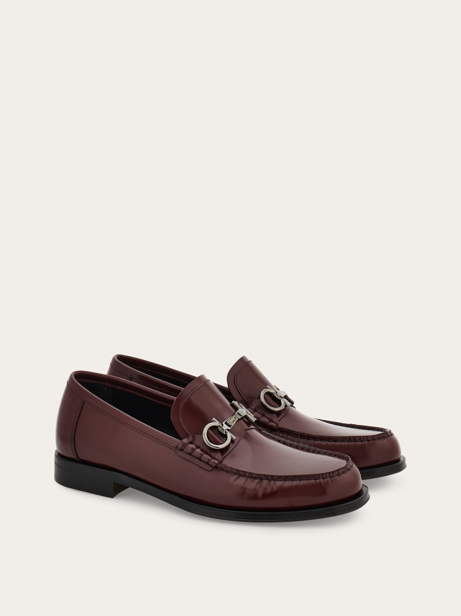 Loafer with Gancini buckle - Men | Ferragamo display picture 1
