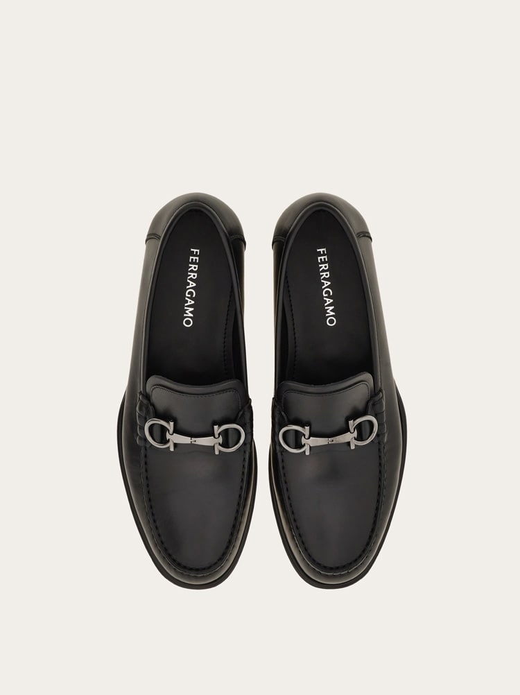 Loafer with Gancini buckle Gallery image 3