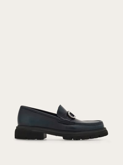 Moccasin with Gancini ornament - Men | Ferragamo