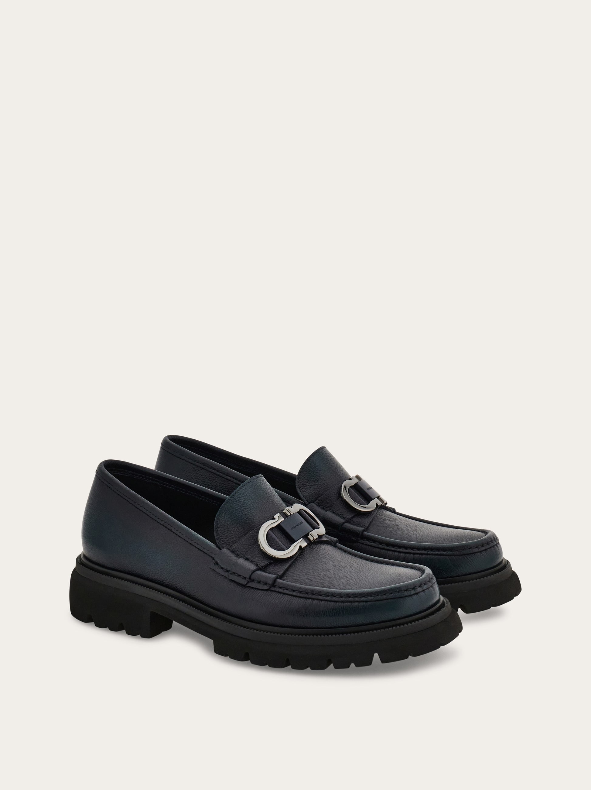 Moccasin with Gancini ornament - Men | Ferragamo