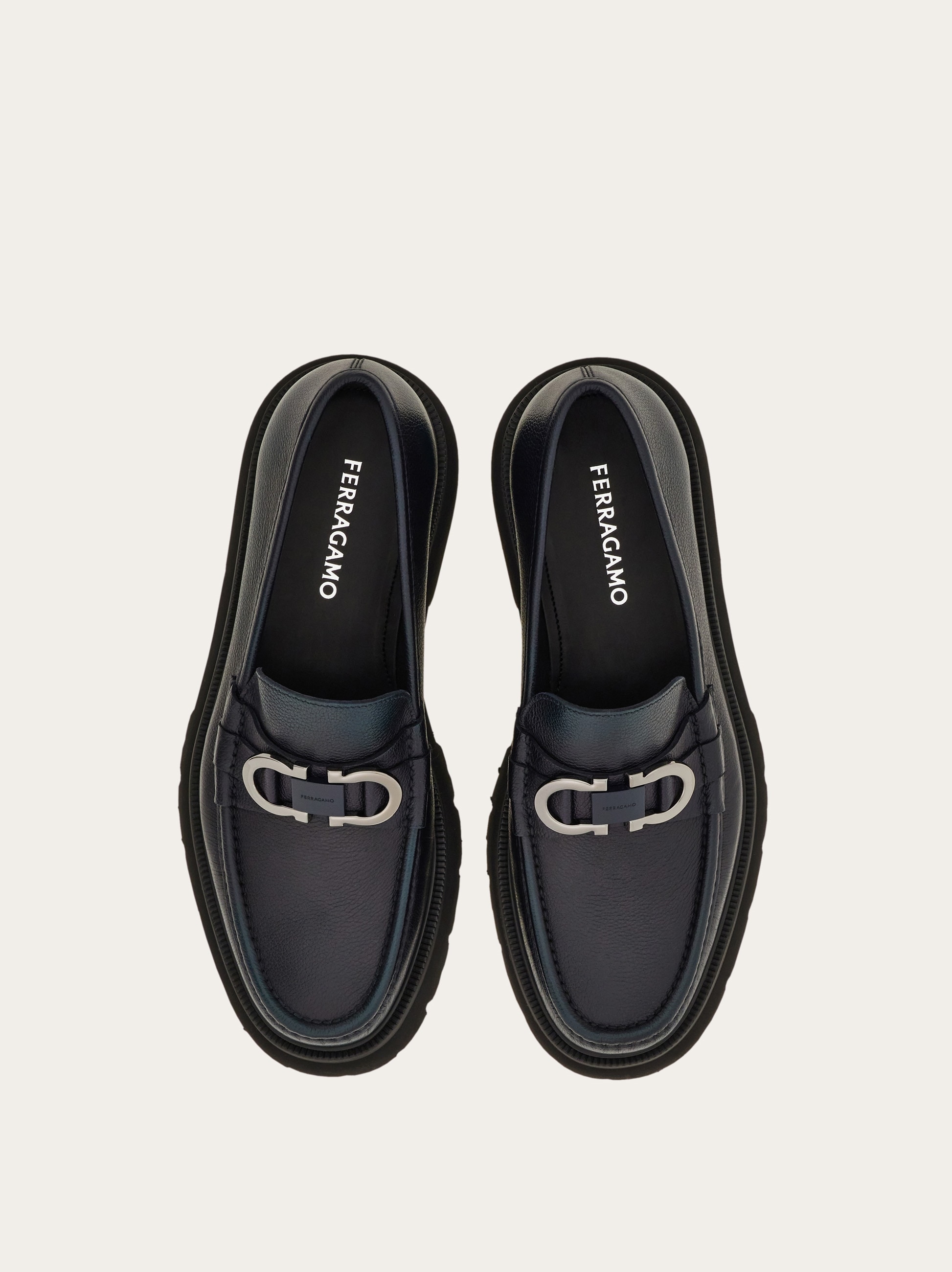 Moccasin with Gancini ornament - Men | Ferragamo