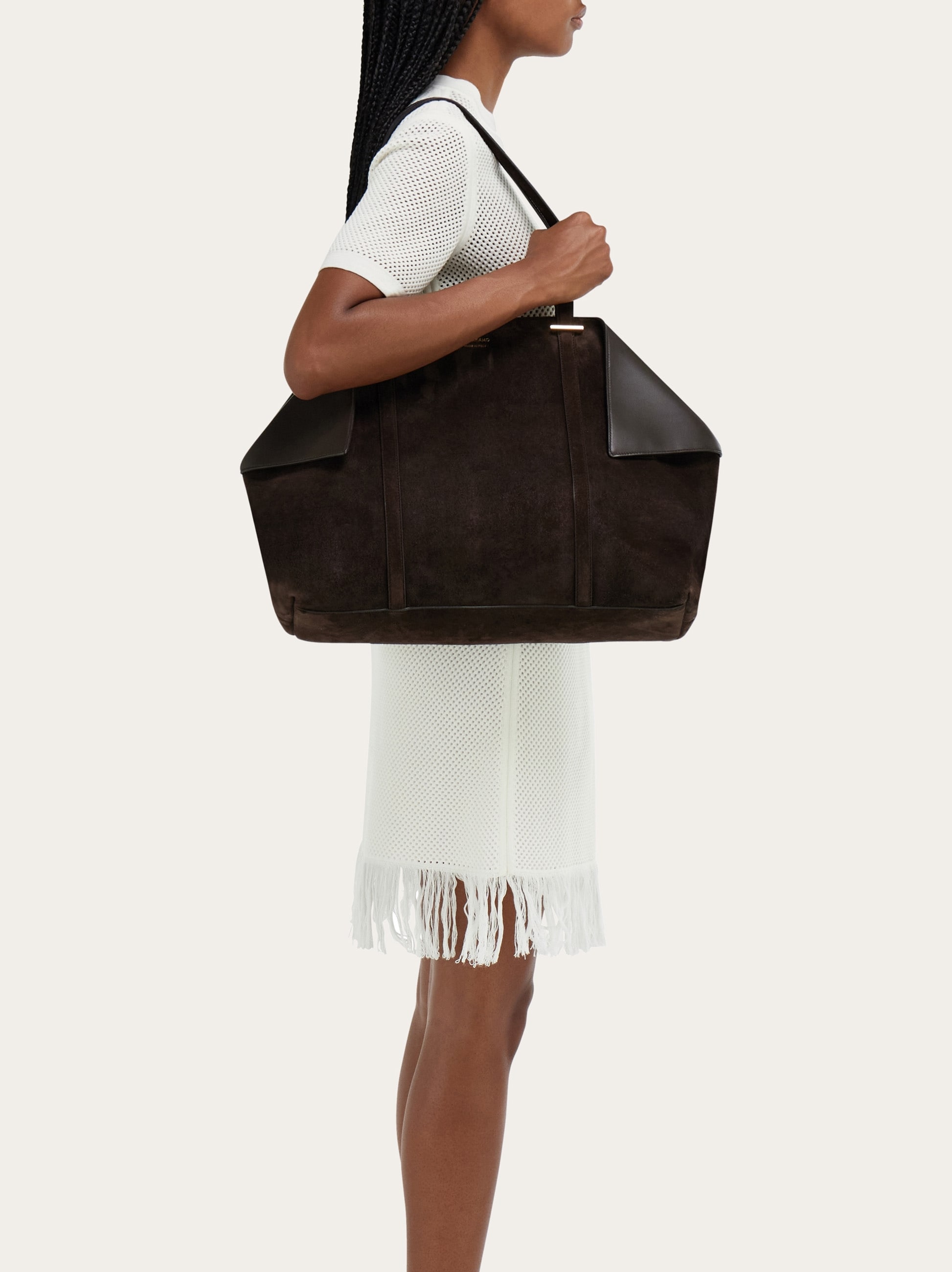 Folded tote bag (L) - Women | Ferragamo