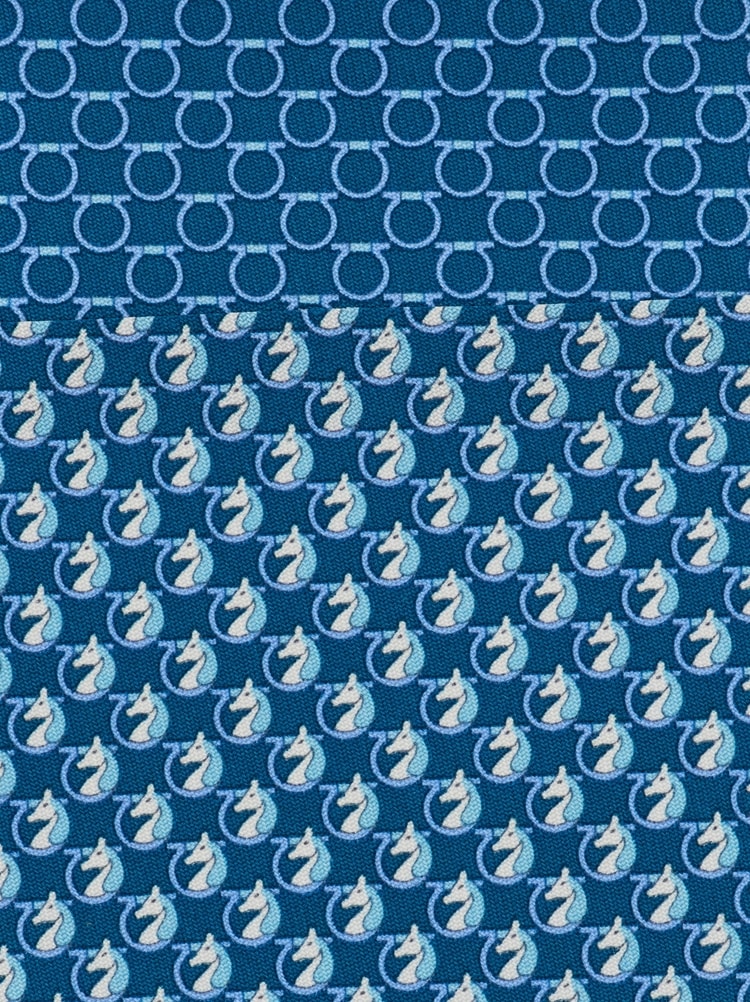 페가수스 프린트 실크 타이 Gallery image 2