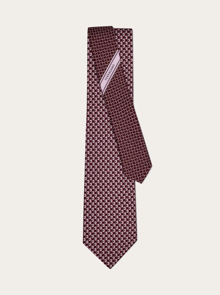 Pegasus print silk tie Gallery image 3