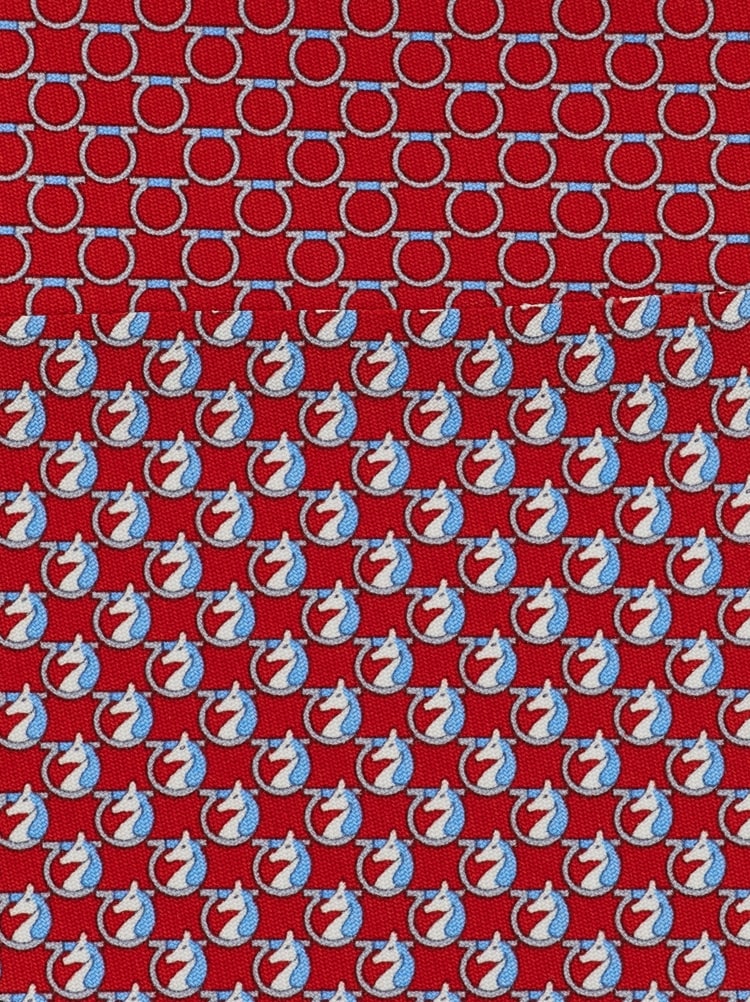 Pegasus print silk tie Gallery image 2