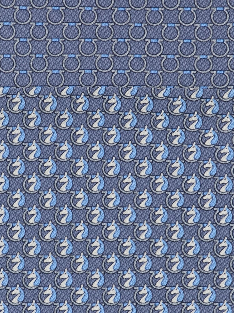 Pegasus print silk tie Gallery image 2