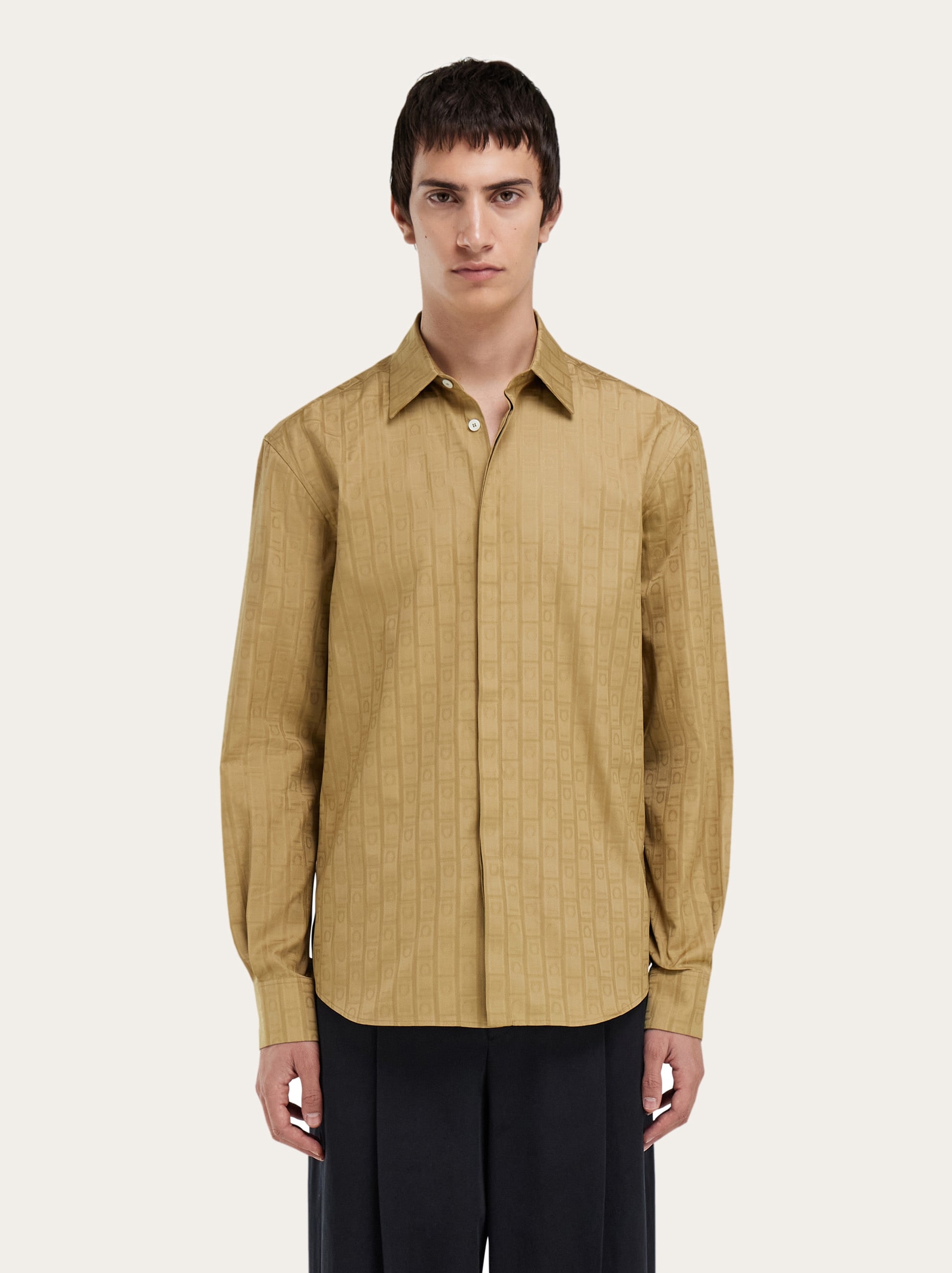 Ferragamo Monogram sport shirt - Men | Ferragamo