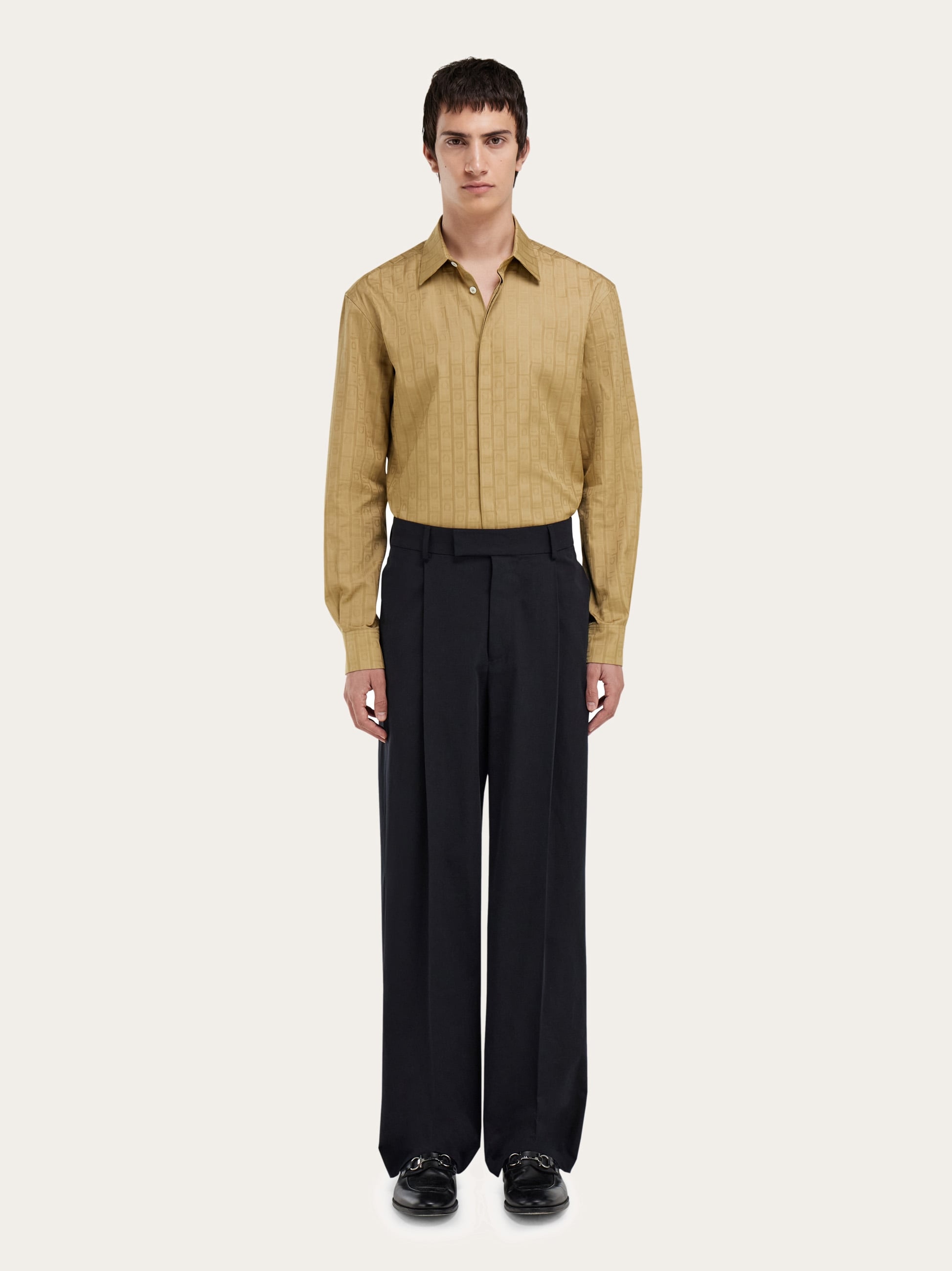 Ferragamo Monogram sport shirt - Men | Ferragamo