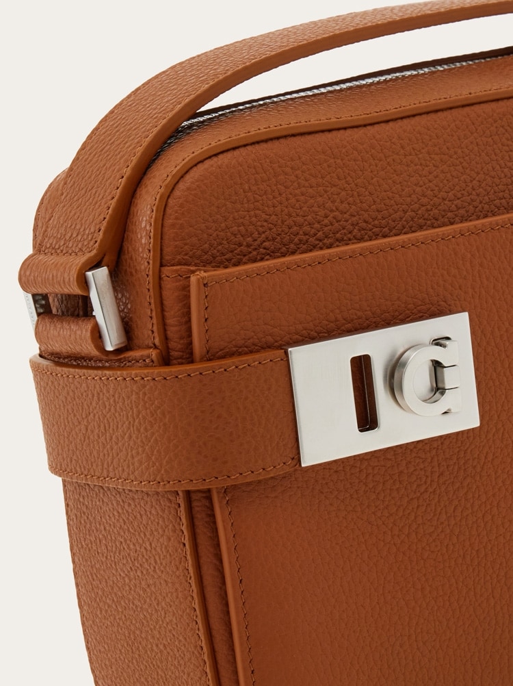 East-West crossbody bag with Gancini buckles Gallery image 6