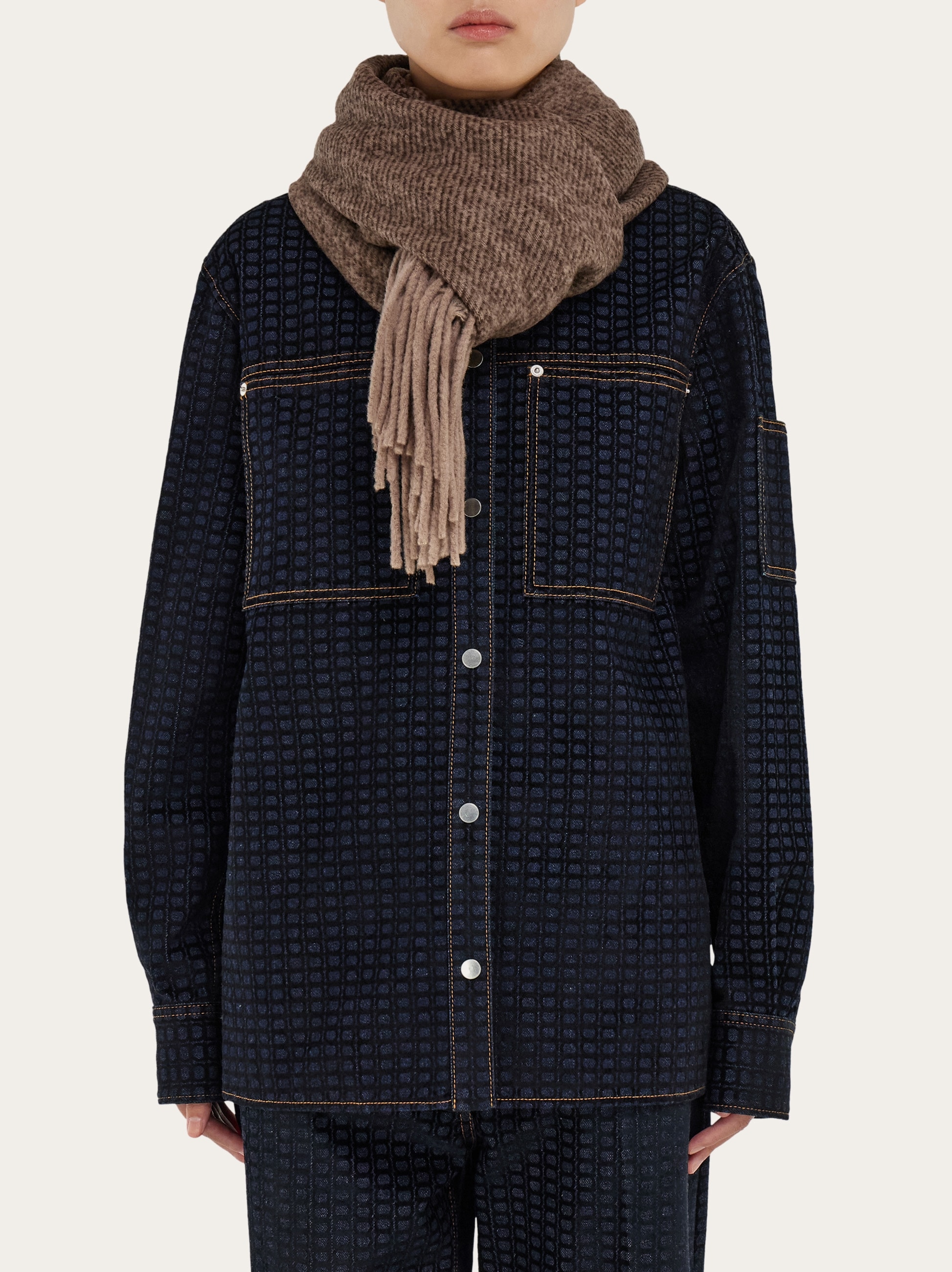Jacquard scarf - Women | Ferragamo