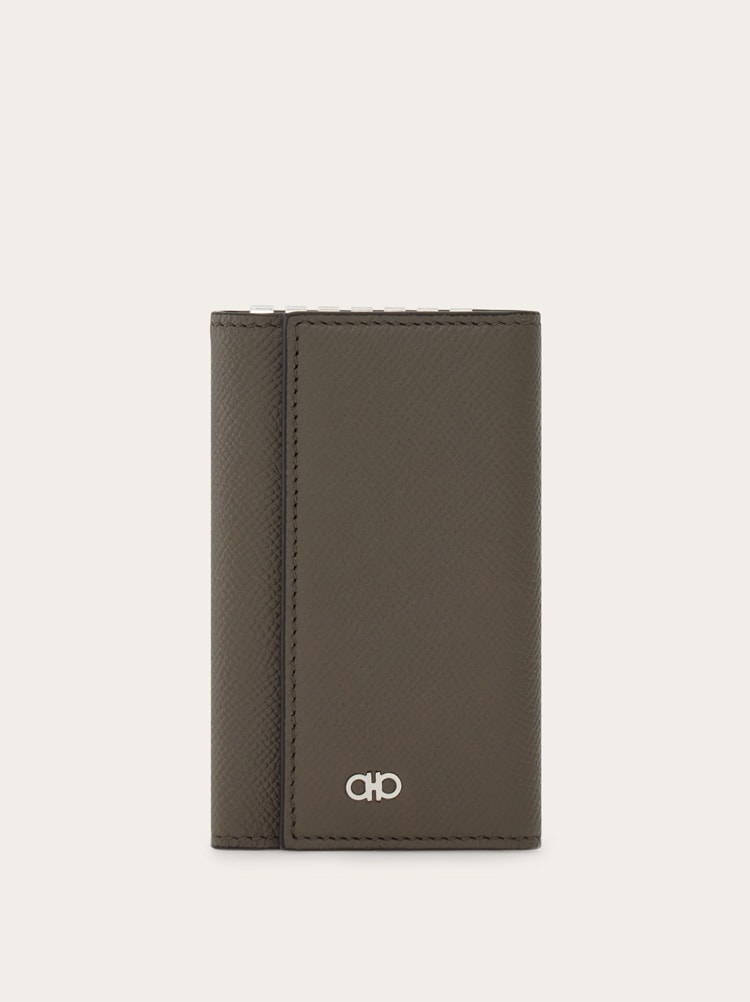 メンズ レザートラベルアクセサリー：ドキュメントホルダー