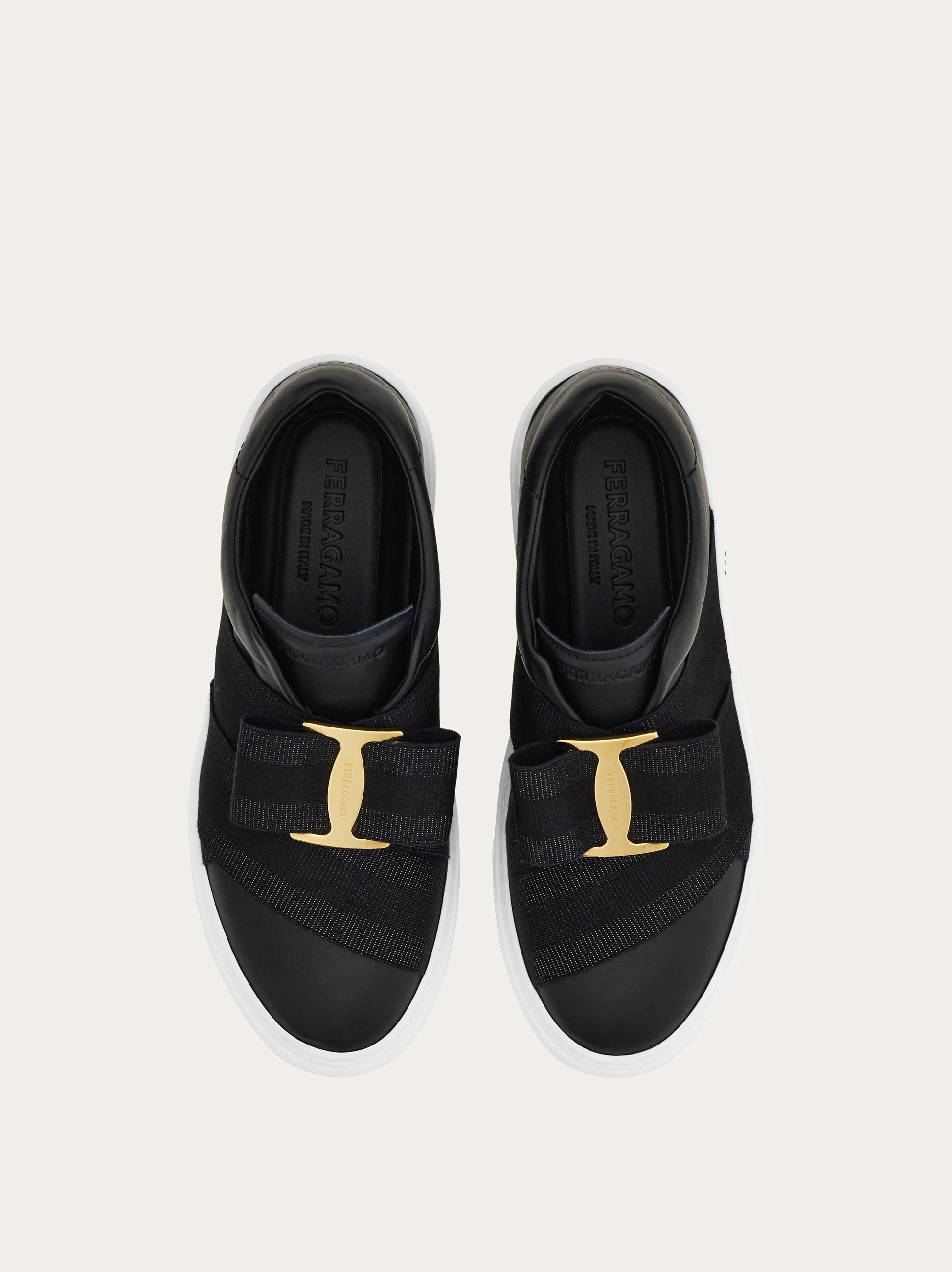 Slip on sneaker with maxi bow detail - Women | Ferragamo
