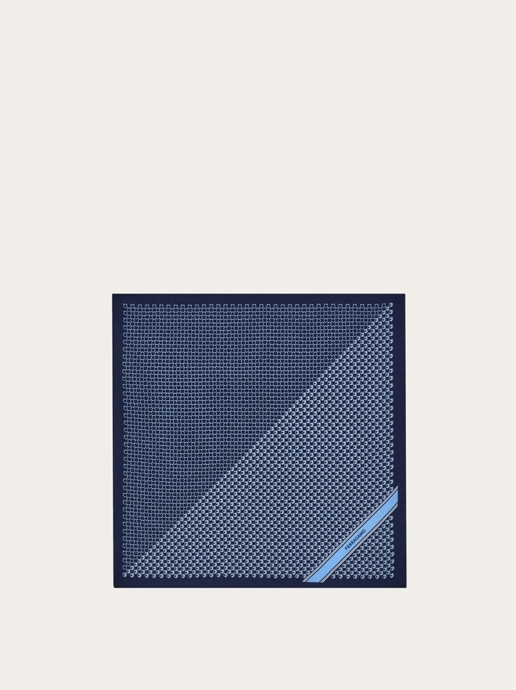 Pañuelo de bolsillo de seda estampado Pegaso Gallery image 1