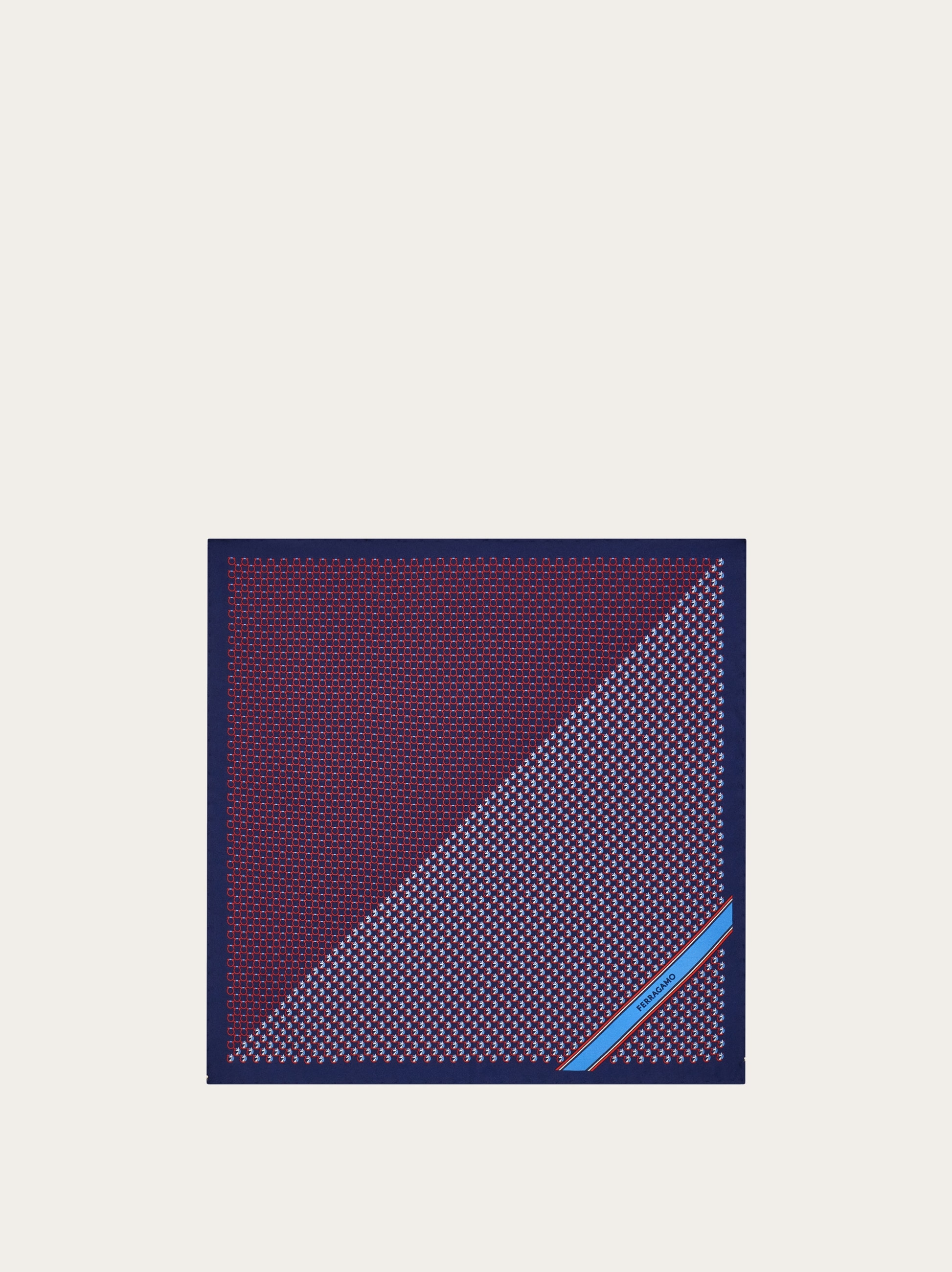Pegasus print pocket square - Men | Ferragamo