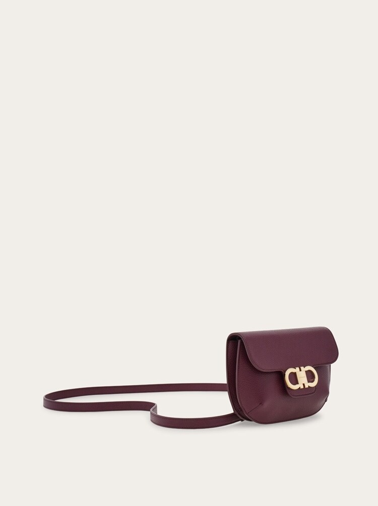 Mini bag double Gancini Gallery image 7